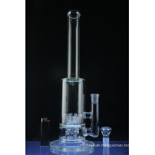 10 Sprinkler Barrel Perc Hookah Glass Smoking Water Pipe (ES-GB-578)